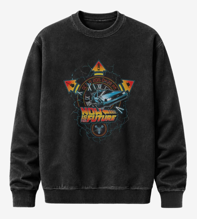 Poleron Polo Acid Wash Negro de Now is the future