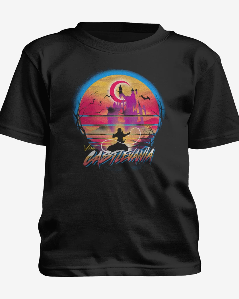 Polera de niño Negro de Visit castlevania