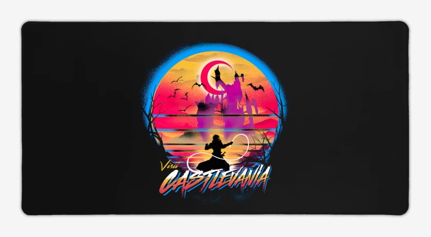 Mouse pad Gamer Negro de Visit castlevania
