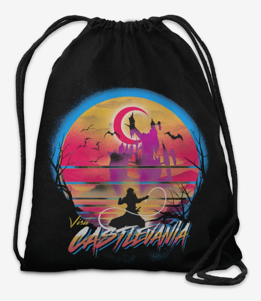 Mochila Negro de Visit castlevania