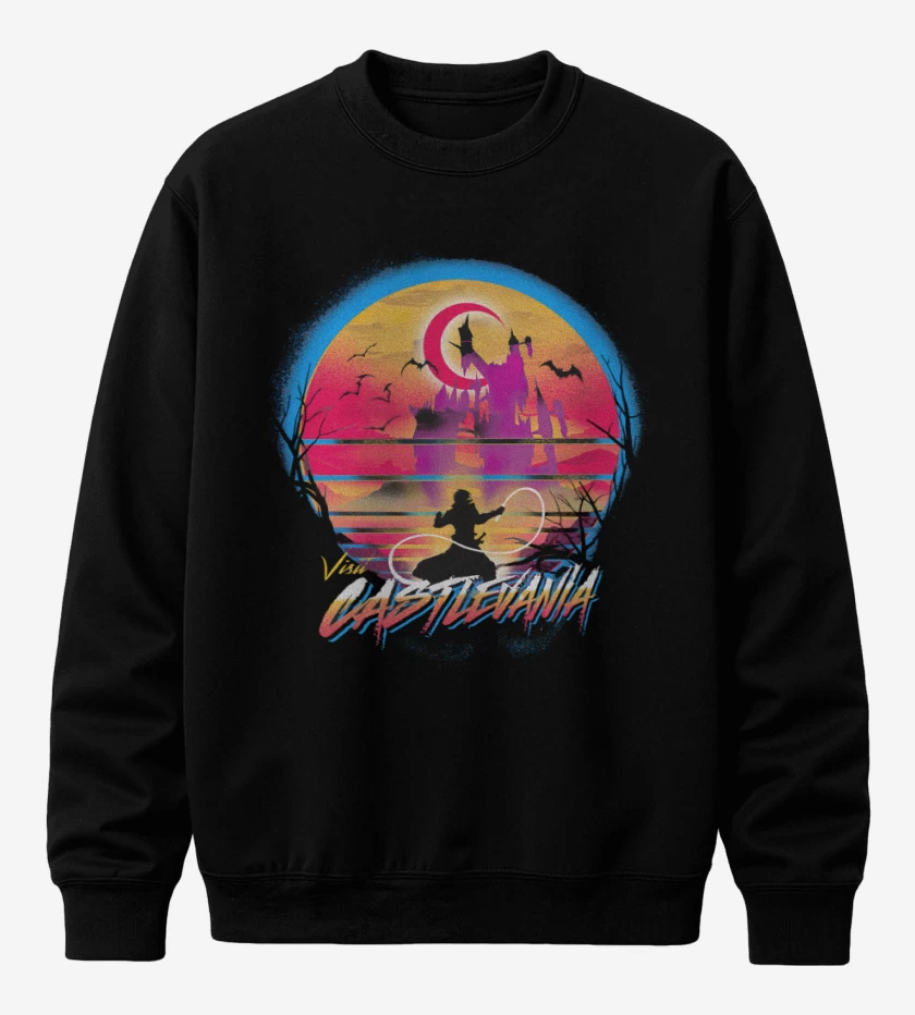 Poleron polo Negro de Visit castlevania