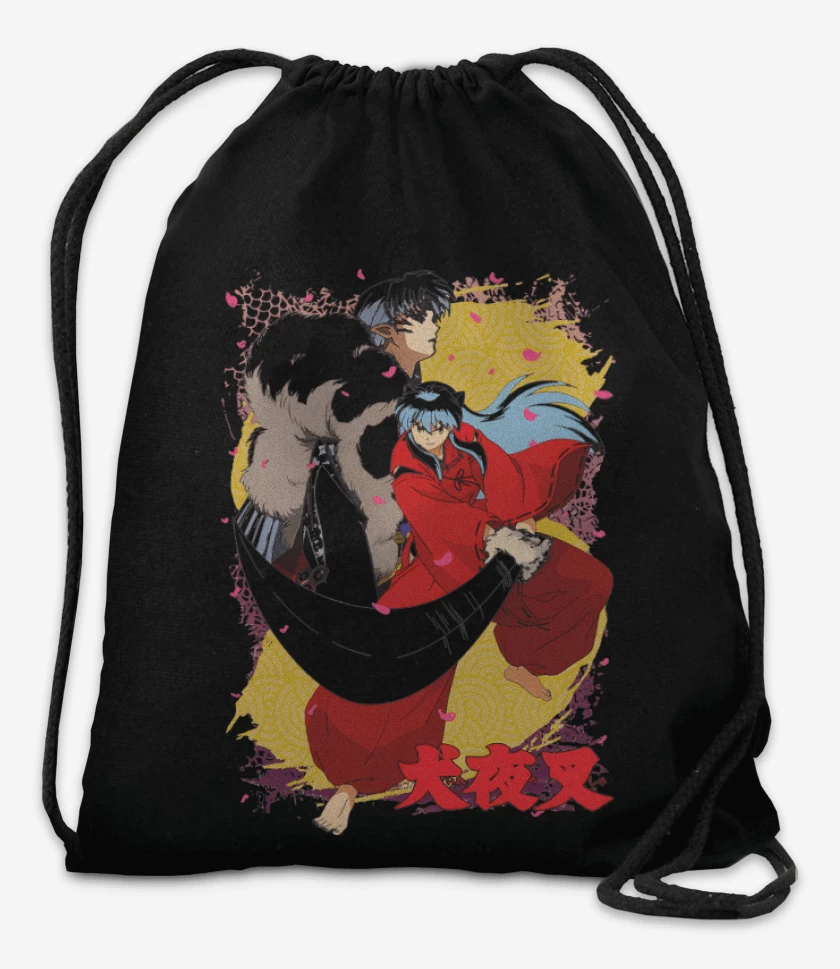 Mochila Negro de Inuyasha x Sesshomaru