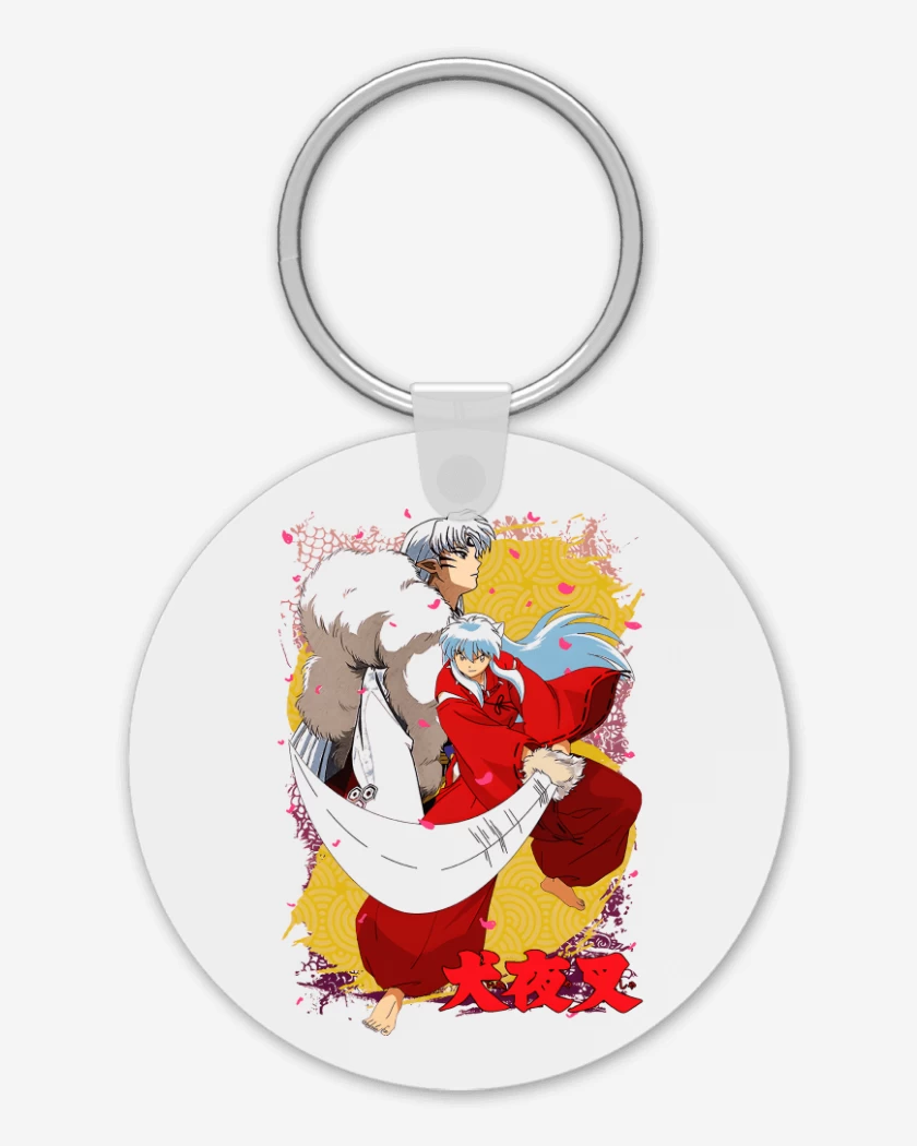 Llavero Blanco de Inuyasha x Sesshomaru