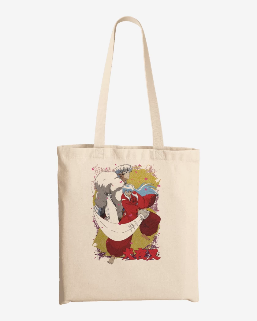 Totebag Blanco de Inuyasha x Sesshomaru