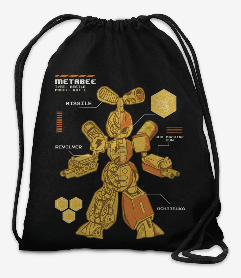 Mochila Negro de Metabee