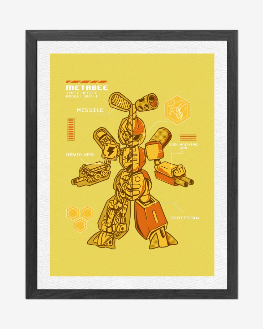 Cuadro decorativo Amarillo de Metabee