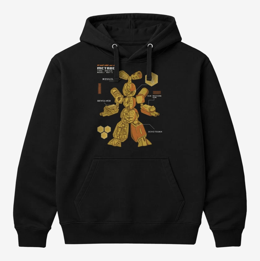 Polerón Canguro Negro de Metabee