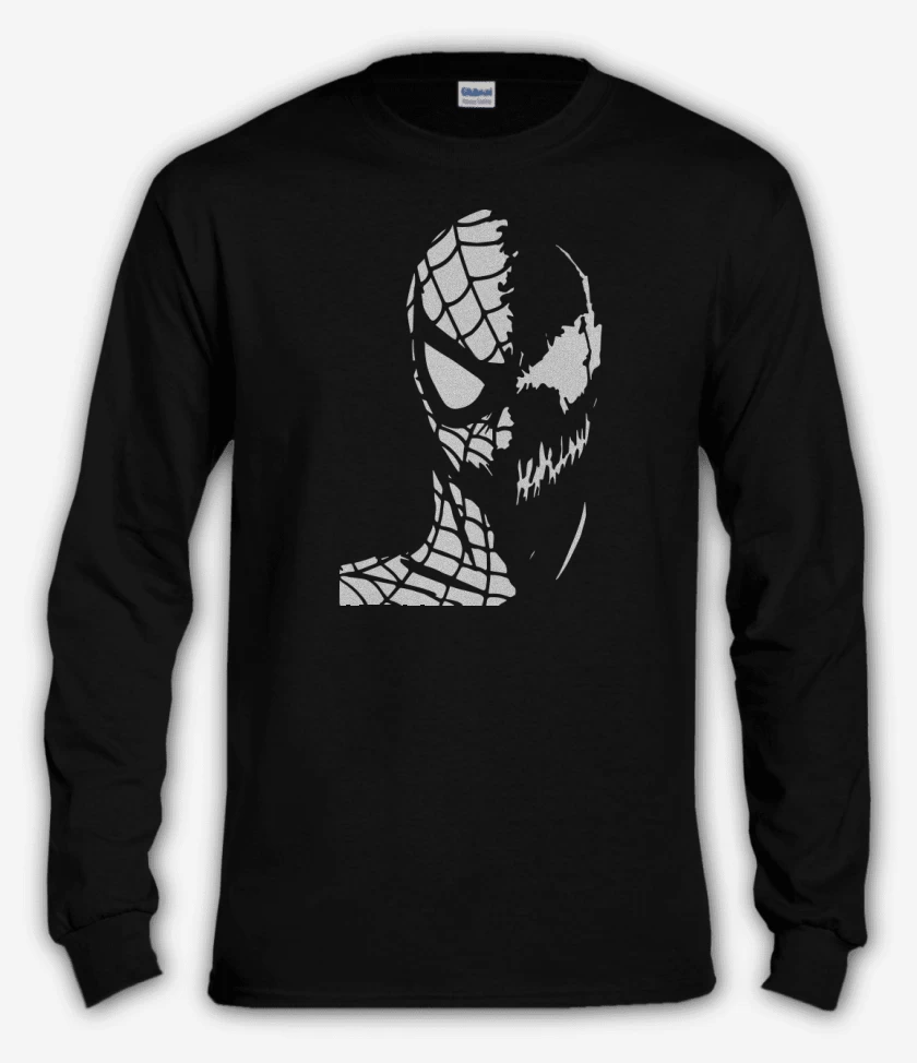Polera manga larga Negro de Faces