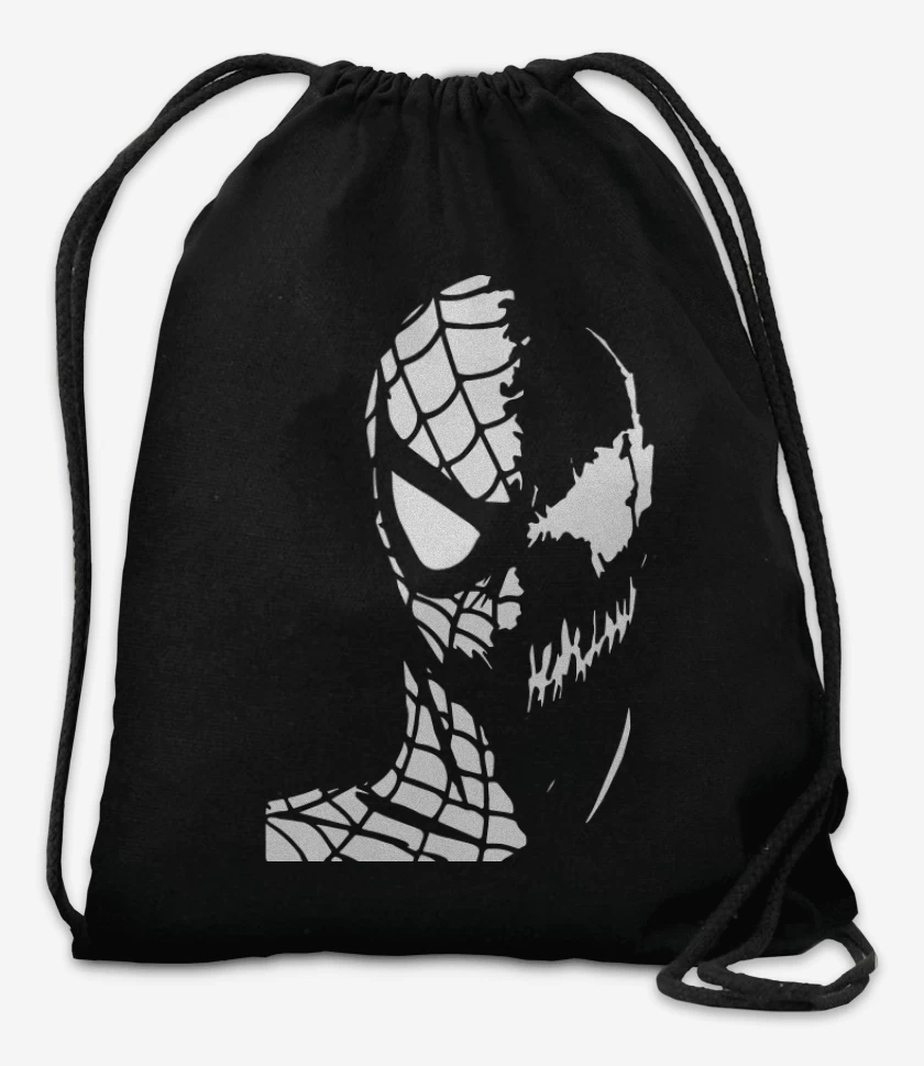 Mochila Negro de Faces