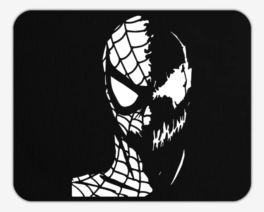 Mousepad Negro de Faces