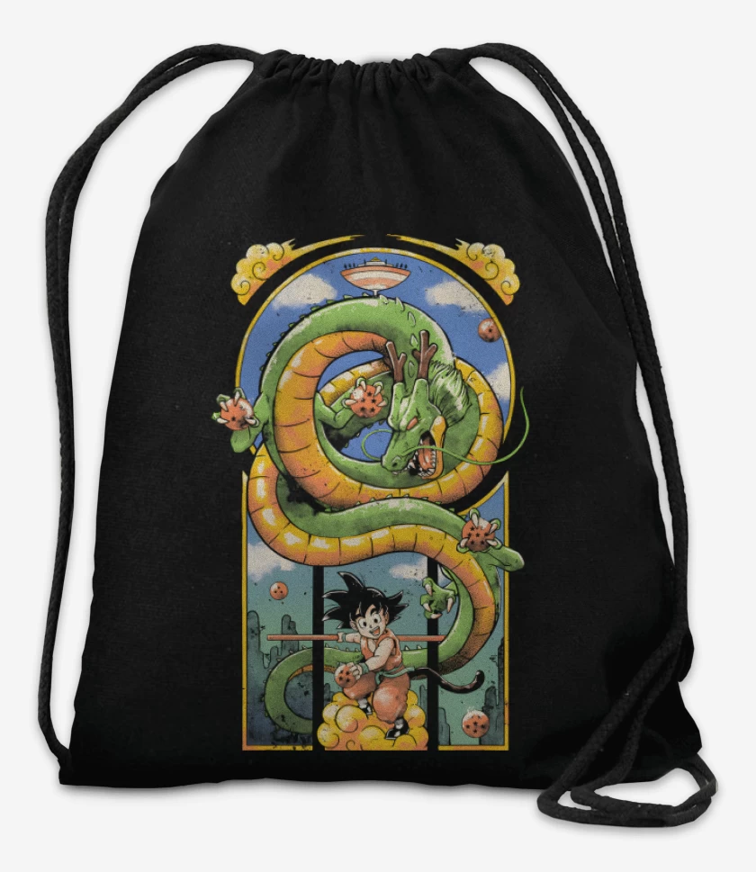 Mochila Negro de Goku Shen Long