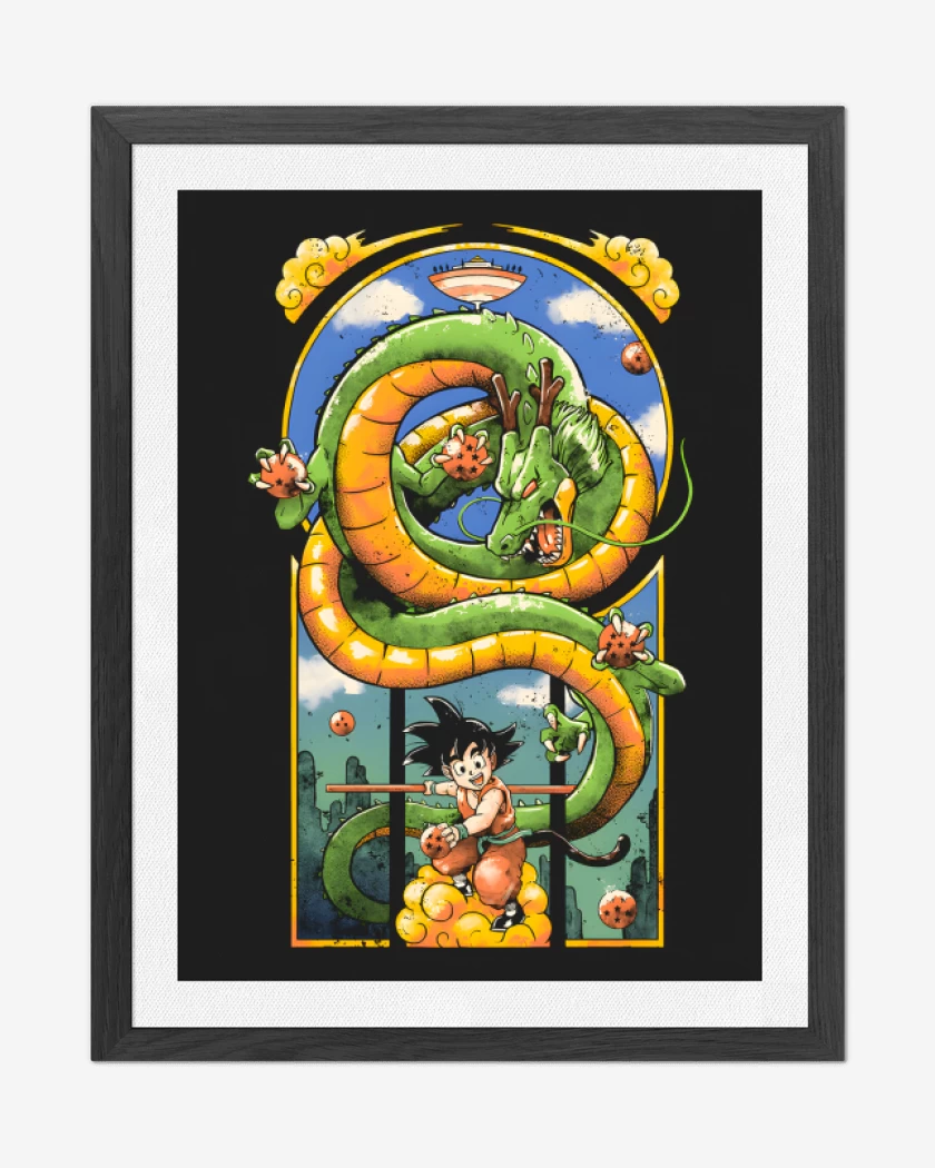 Cuadro decorativo Goku Shen Long