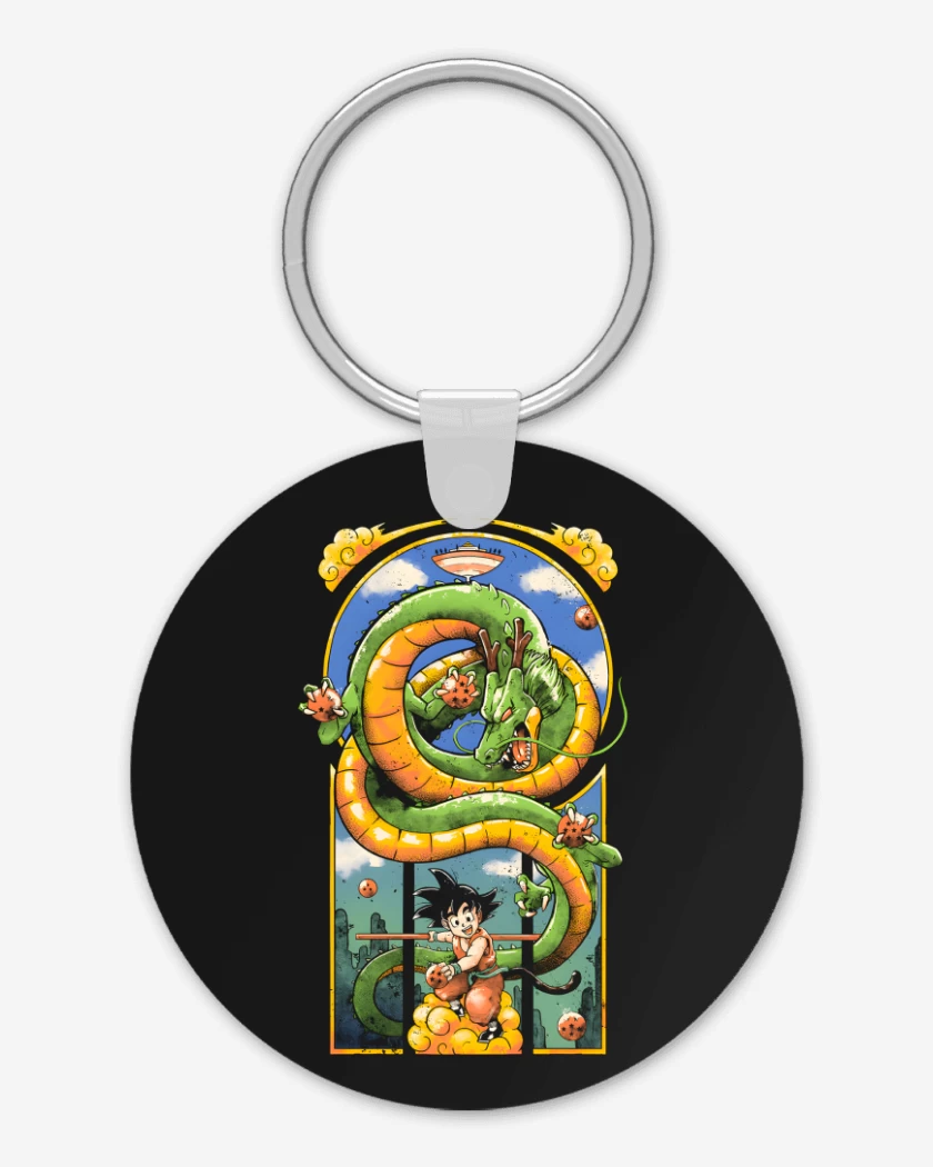 Llavero Negro de Goku Shen Long