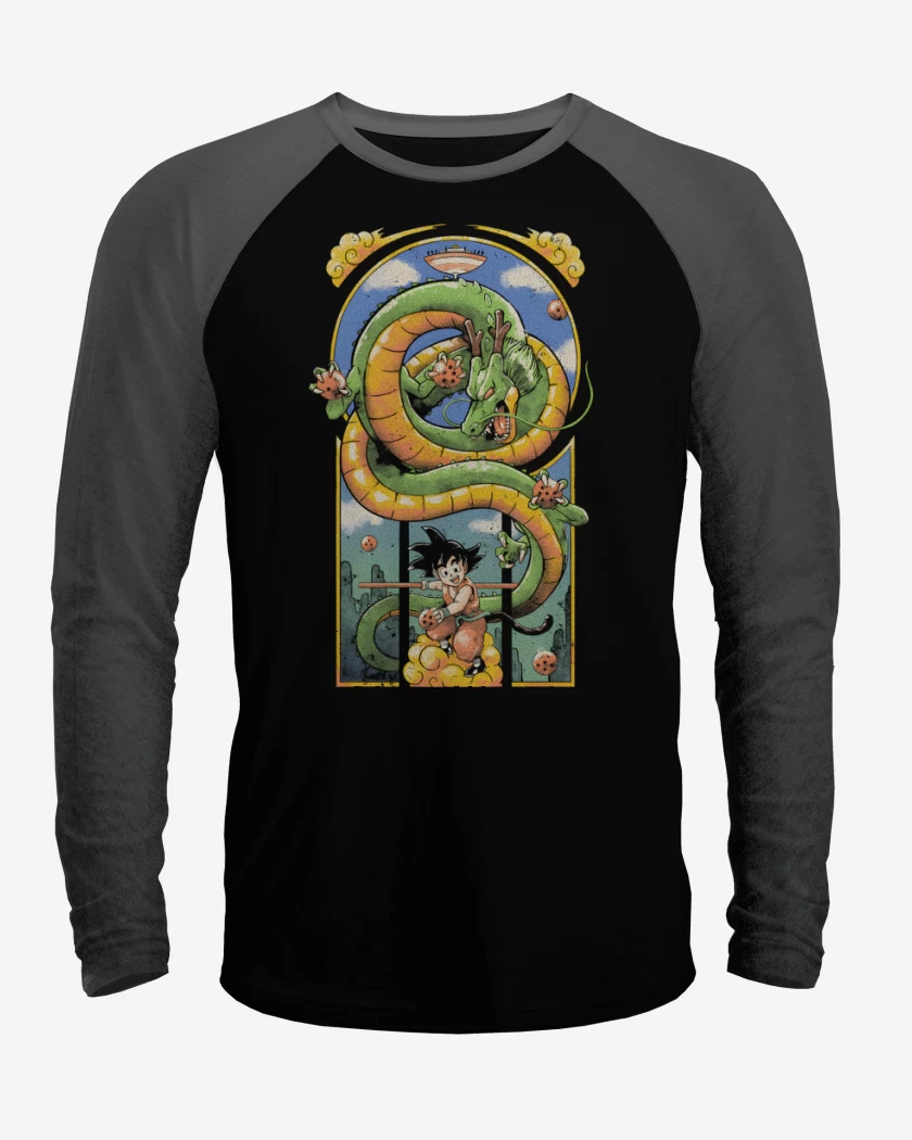 Polera Raglan Goku Shen Long