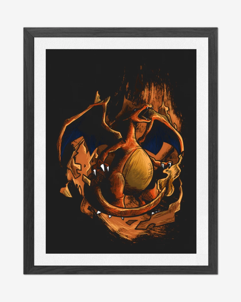 Cuadro decorativo Charizard Ígneo 