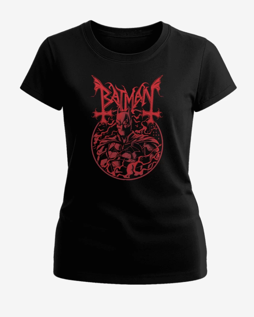 Polera de Mujer Negro de Mayhem Batman