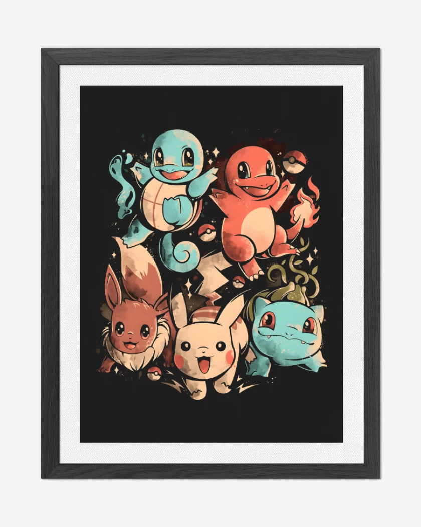 Cuadro decorativo Negro de Starters Pack