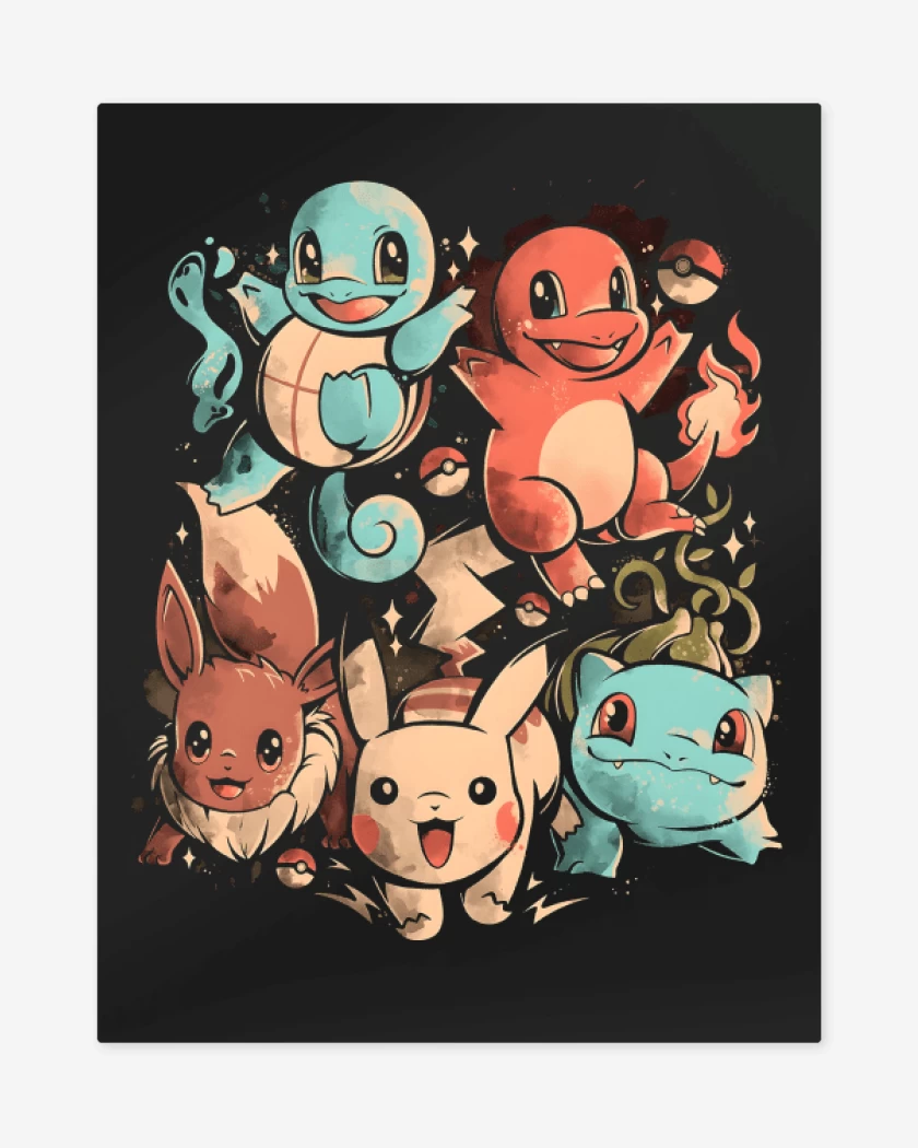 Print metalico Negro de Starters Pack