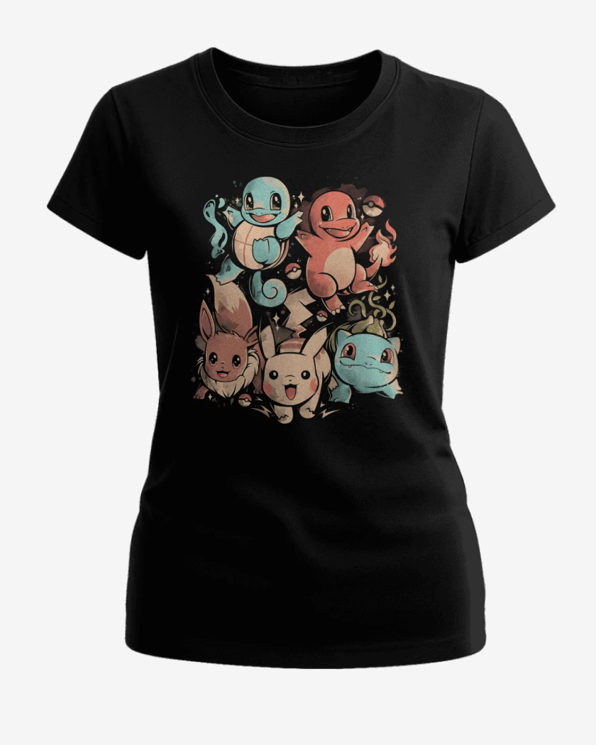Polera de Mujer Negro de Starters Pack
