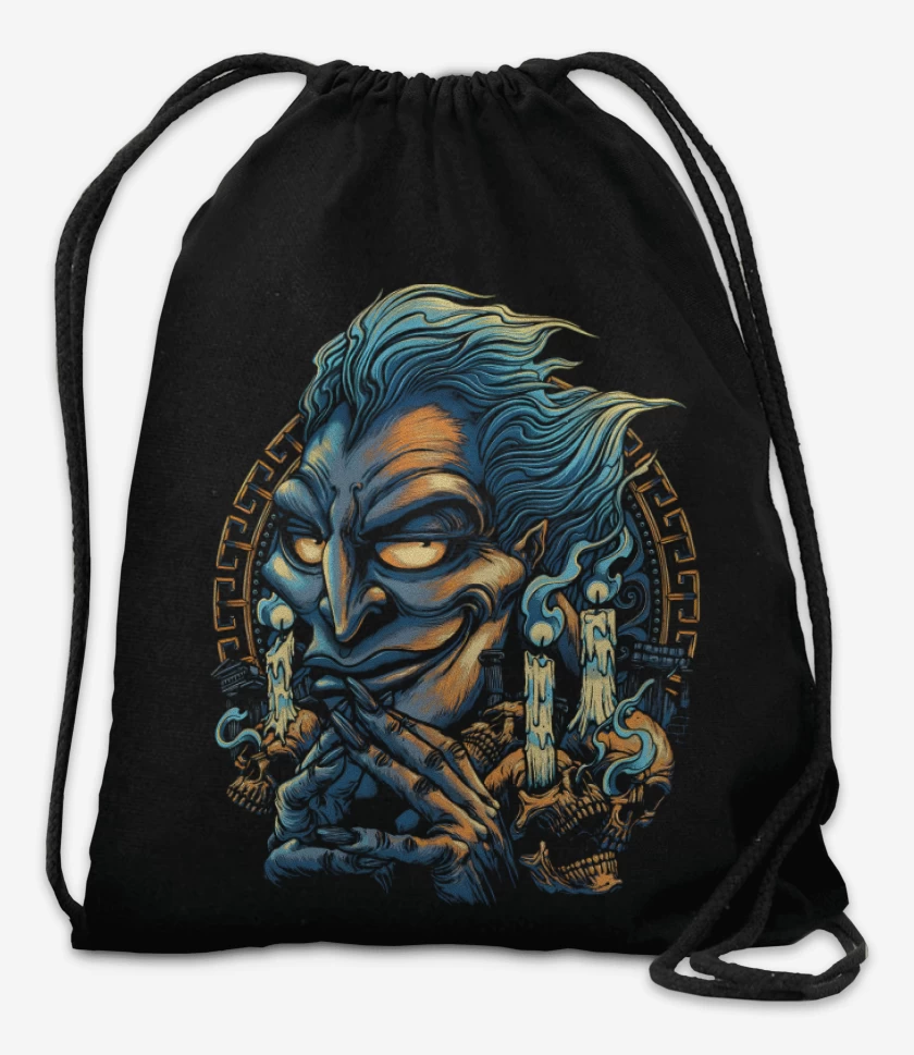 Mochila Negro de Rey del Inframundo