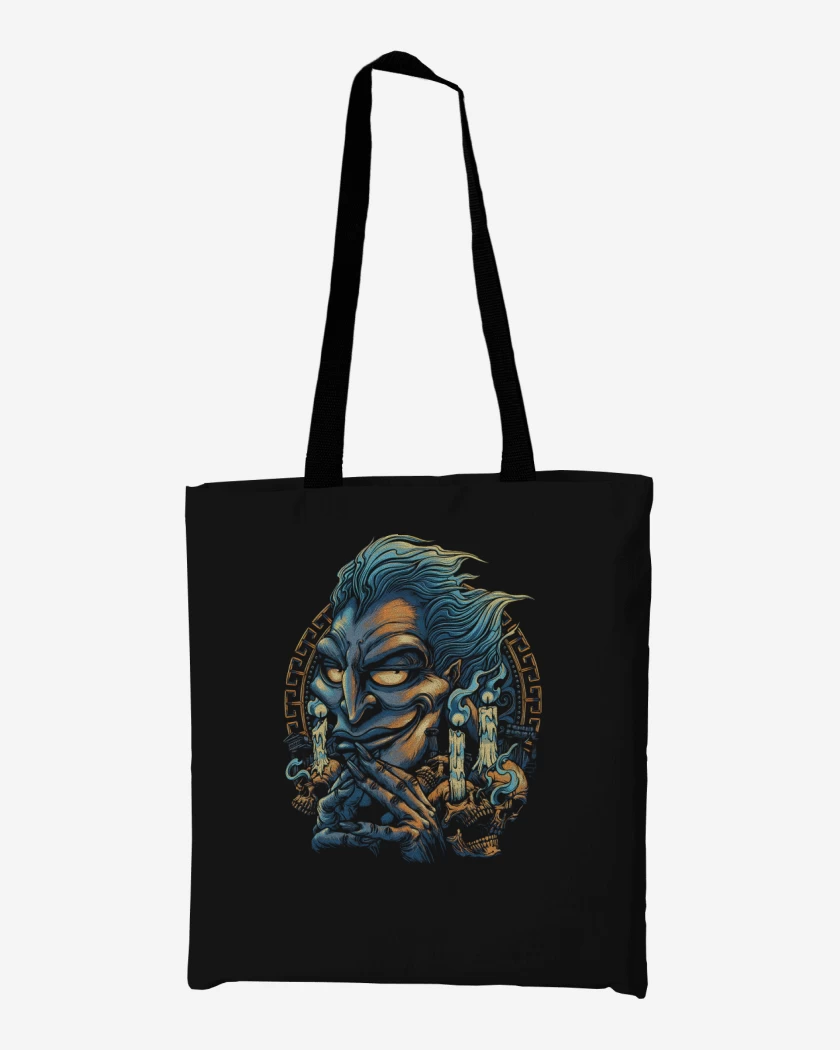 Totebag Negro de Rey del Inframundo