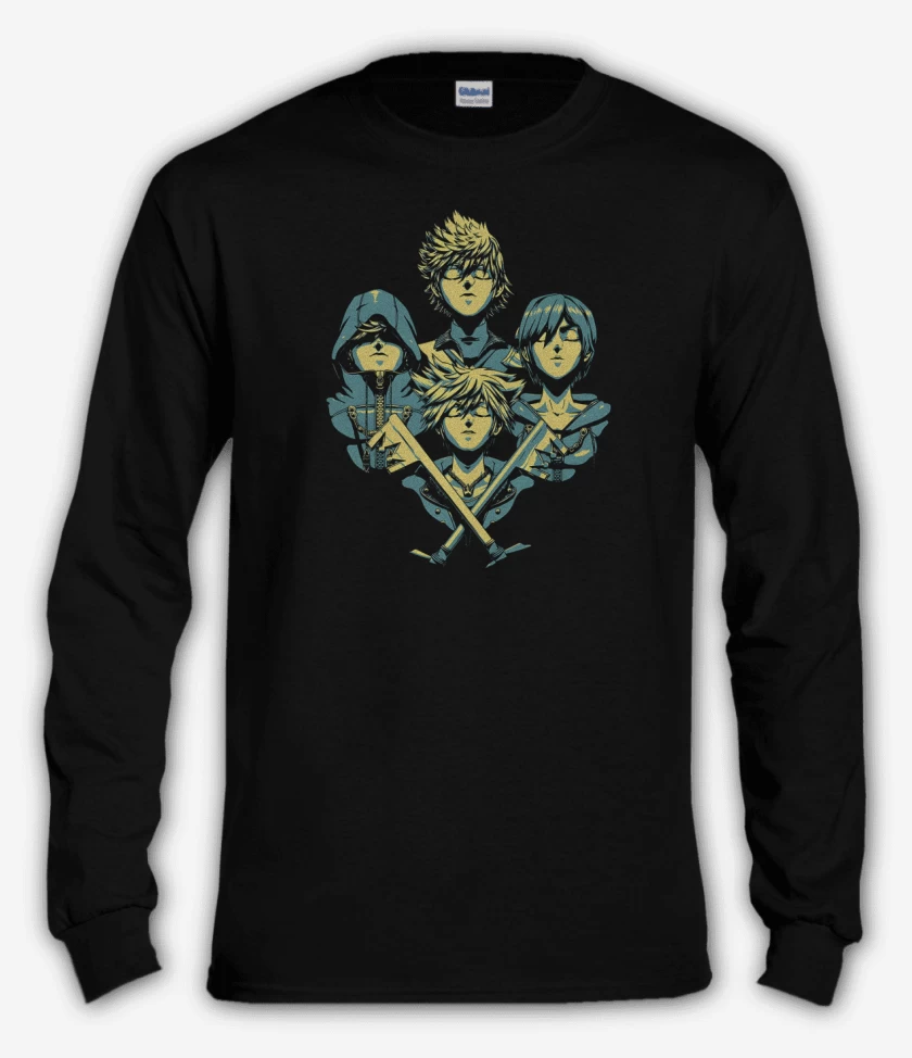 Polera manga larga Negro de Rhapsody of Heart 