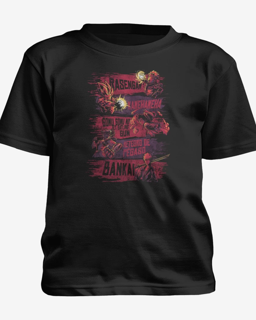 Polera de niño Poder del Anime