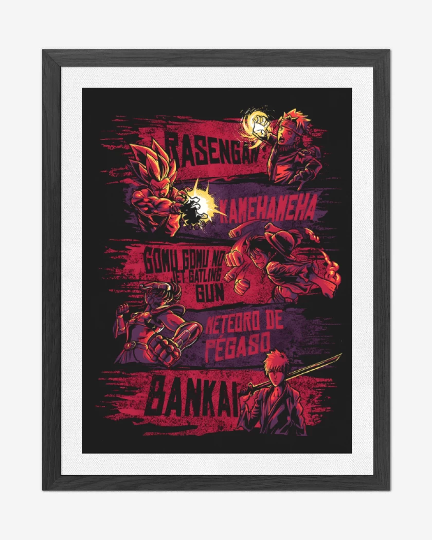 Cuadro decorativo Poder del Anime