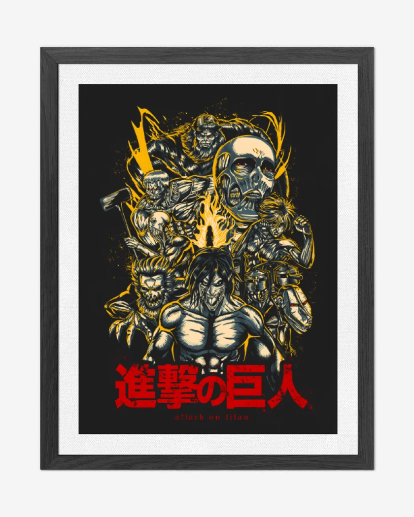 Cuadro decorativo Ataque de Titanes