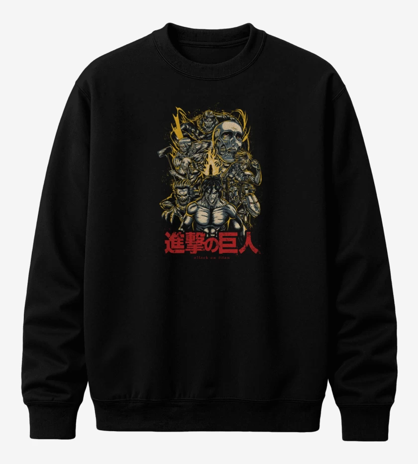 Poleron polo Ataque de Titanes