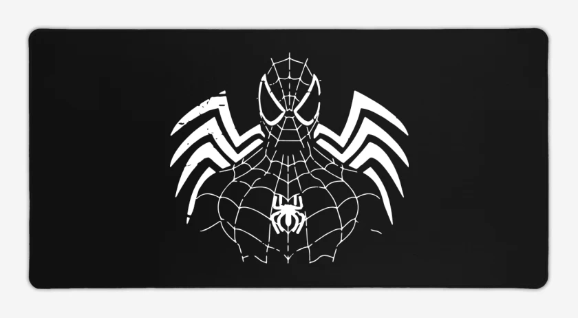 Mouse pad Gamer Negro de Araña Negra