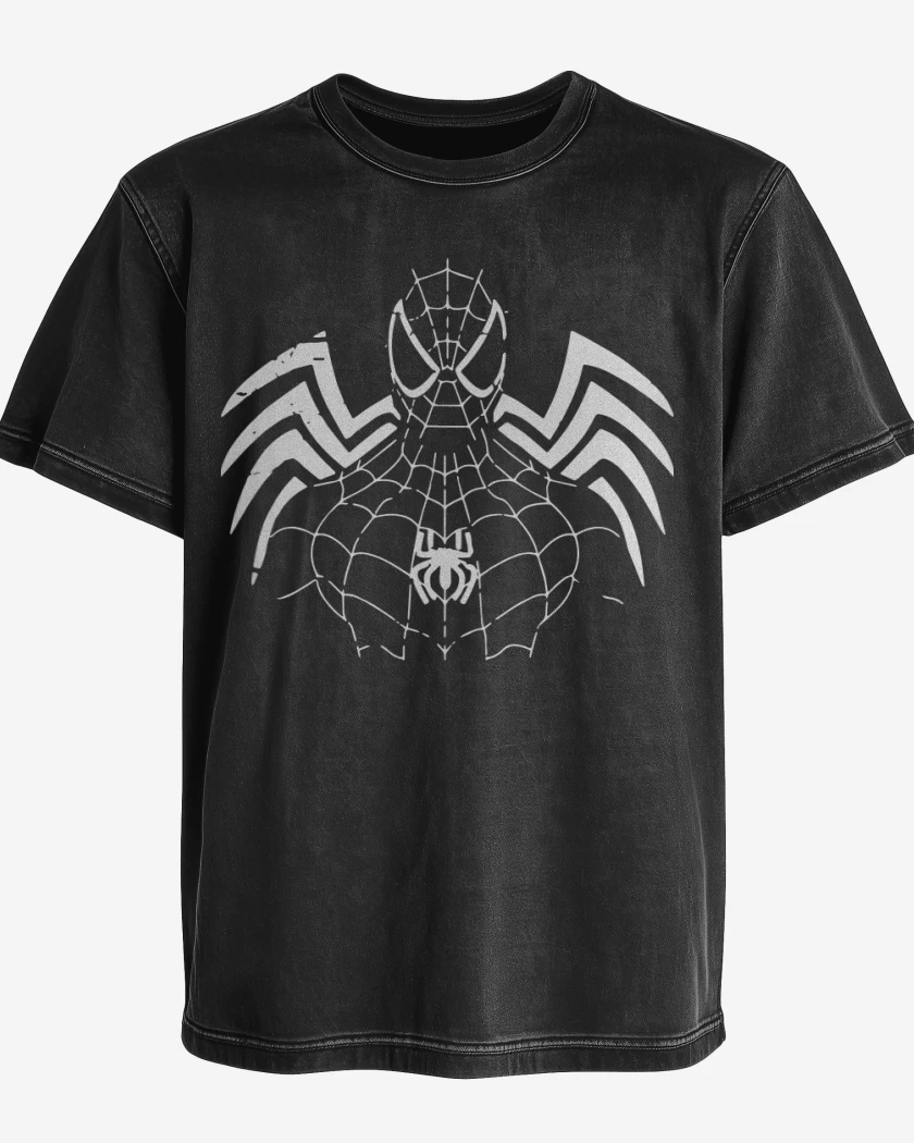 Polera desgastada Araña Negra