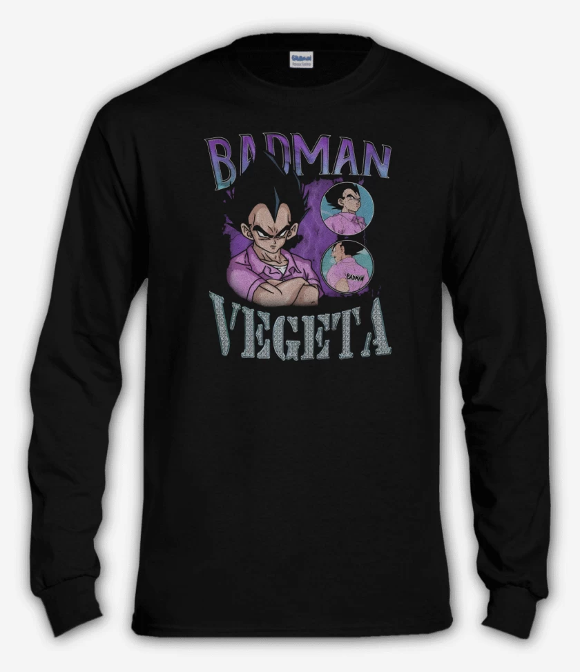 Polera manga larga Badman Vegeta