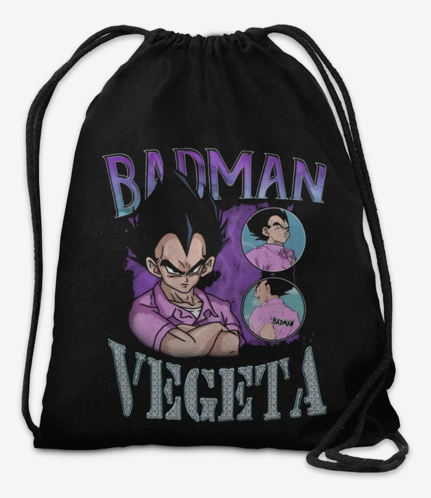Mochila Negro de Badman Vegeta