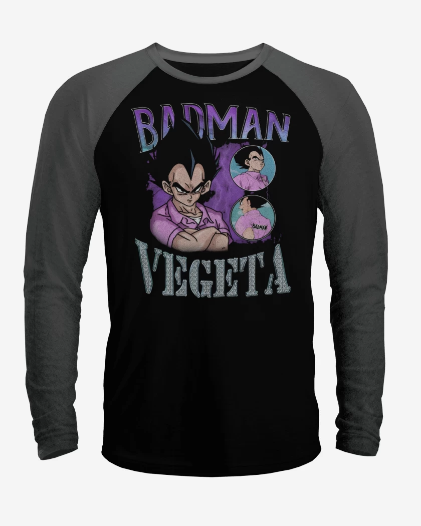 Polera Raglan Badman Vegeta
