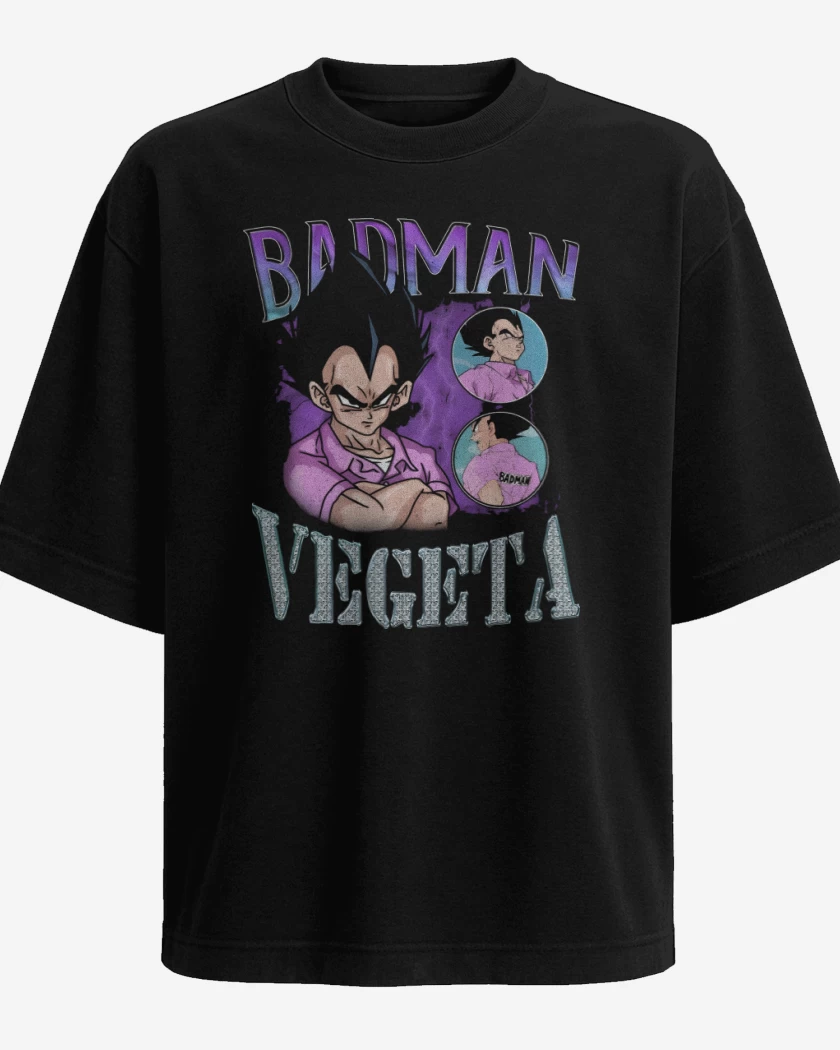 Polera Oversize Badman Vegeta