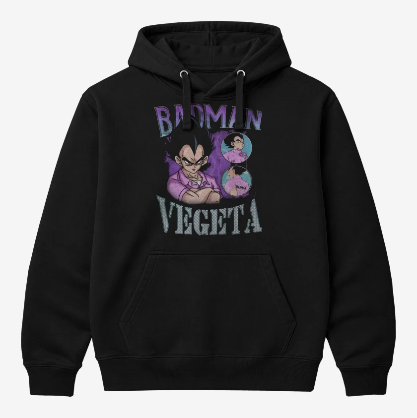 Polerón Canguro Negro de Badman Vegeta