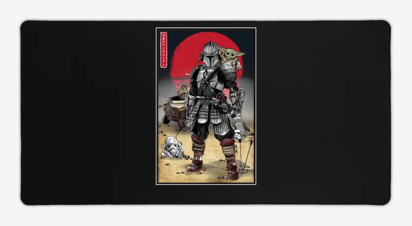 Mouse pad Gamer Negro de Roninlorian