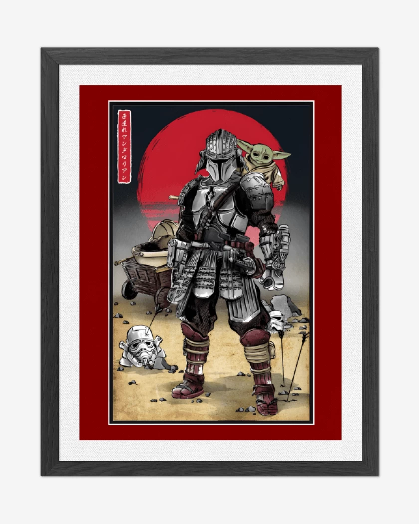 Cuadro decorativo Rojo de Roninlorian