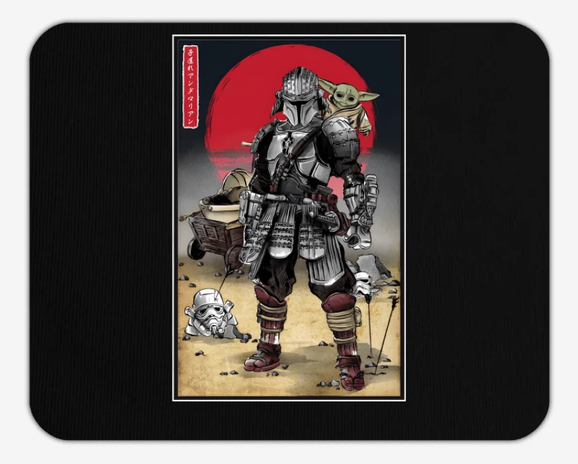 Mousepad Negro de Roninlorian