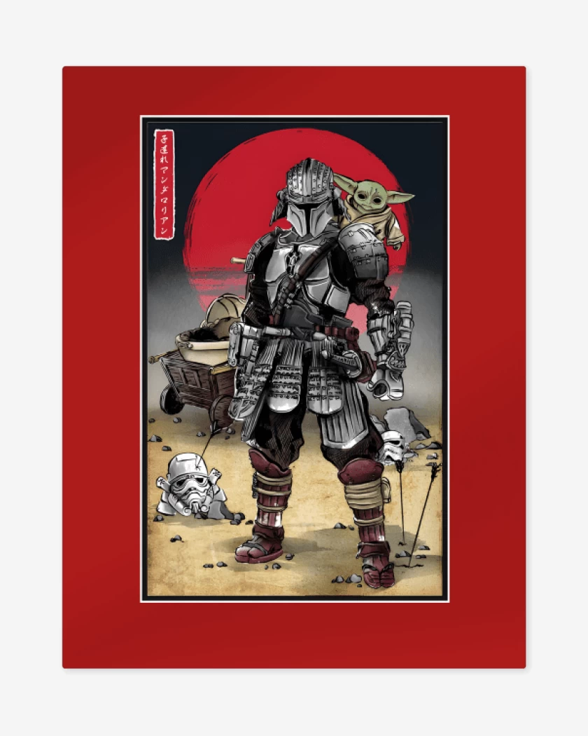 Print metalico Rojo de Roninlorian