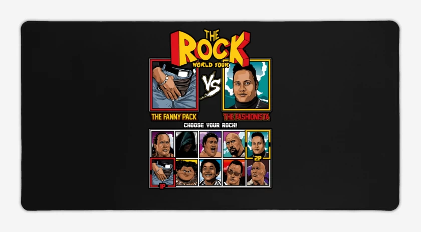 Mouse pad Gamer The Rock Vs
