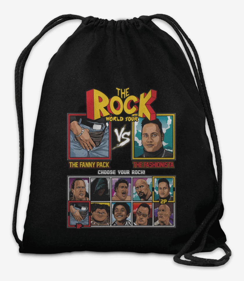 Mochila Negro de The Rock Vs