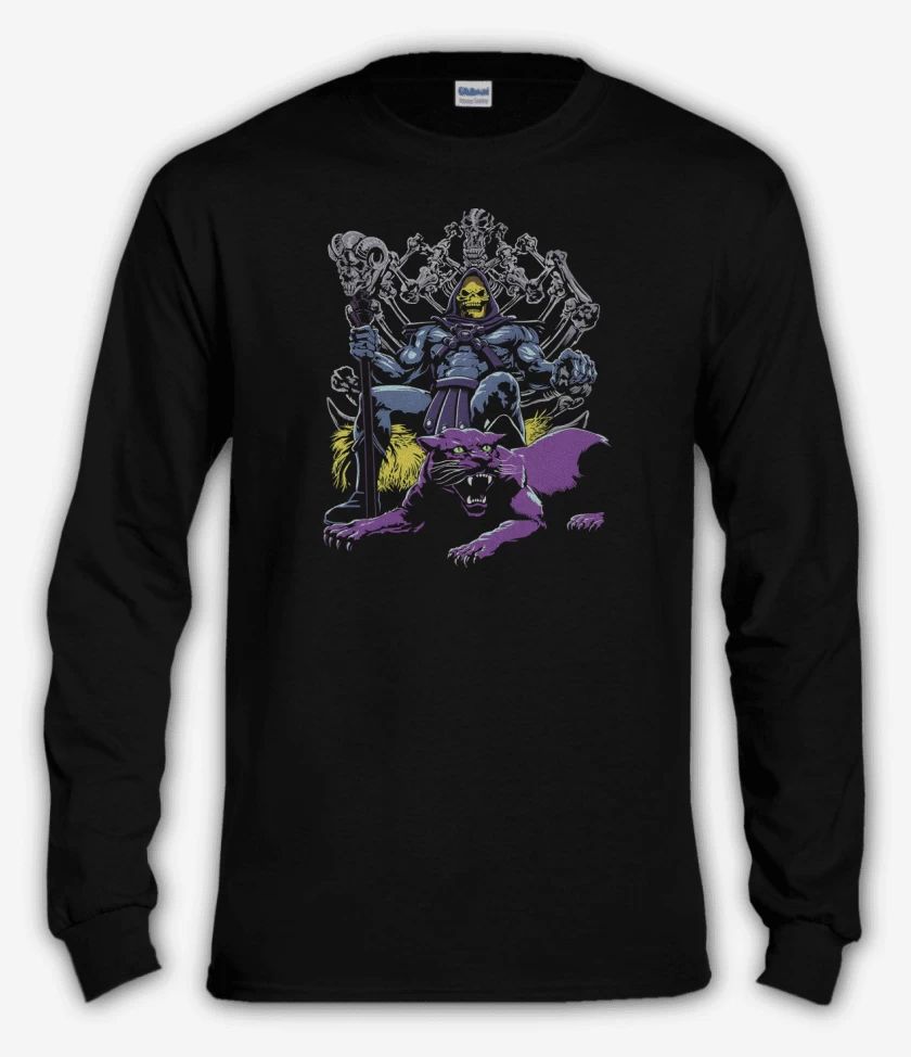 Polera manga larga Negro de Lord Skeletor