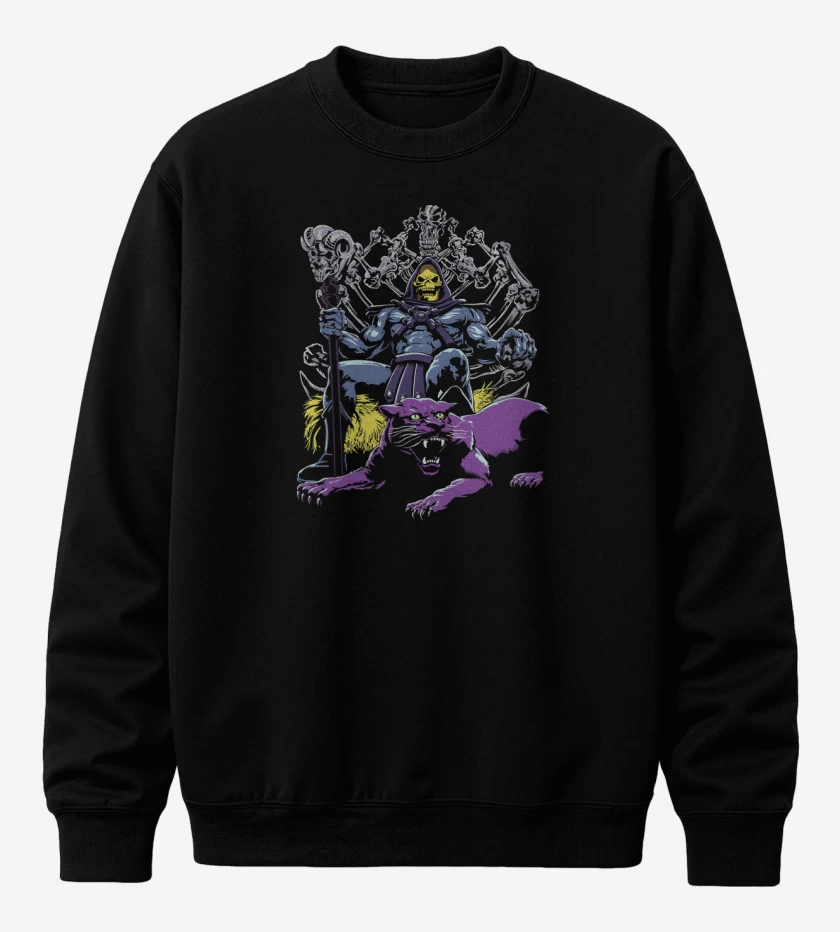 Poleron polo Negro de Lord Skeletor