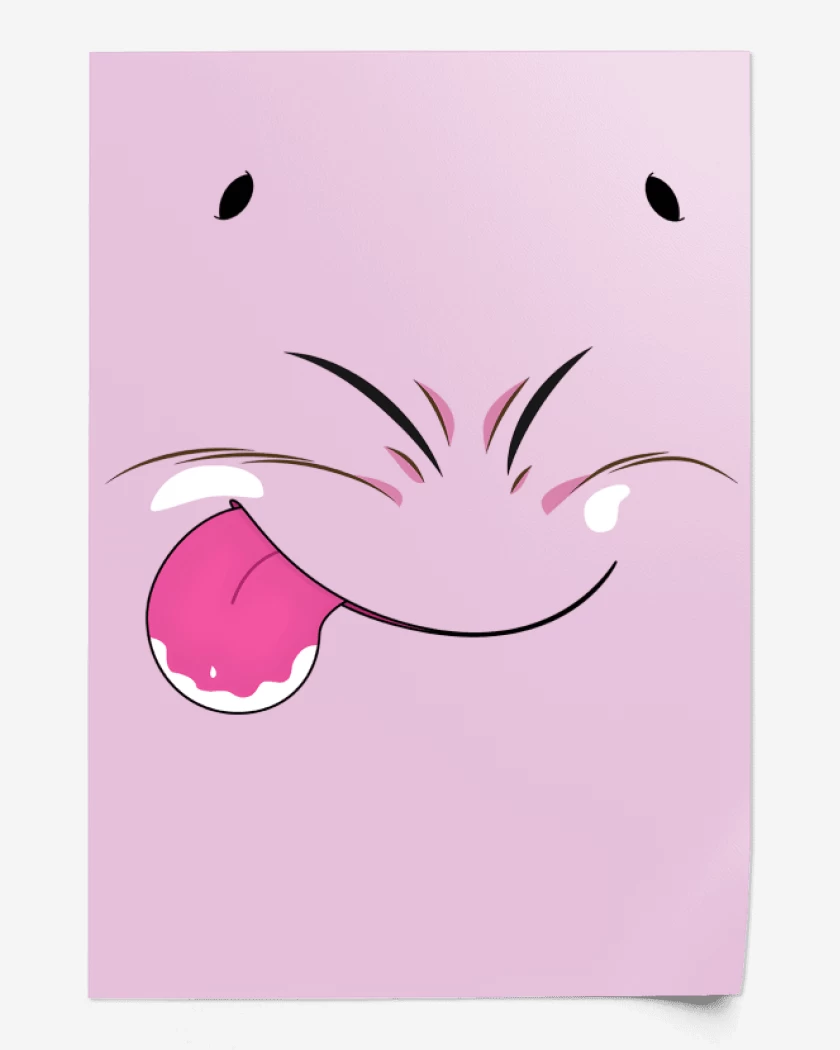 Print Majin Boo Face