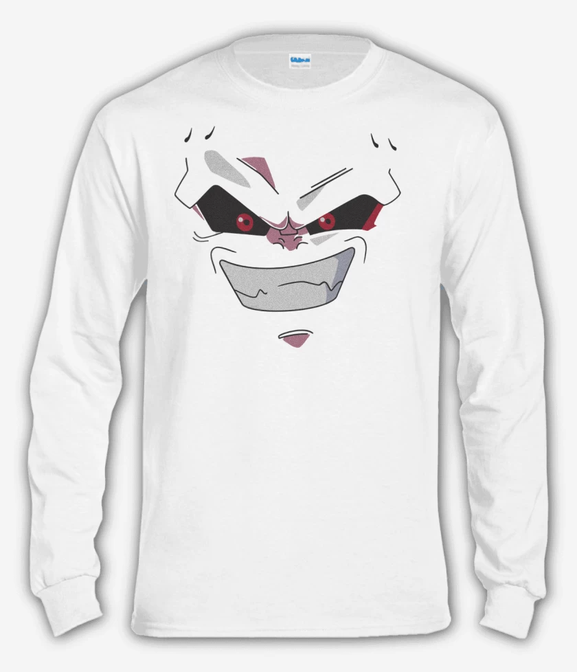 Polera manga larga Blanco de Kid Boo Face
