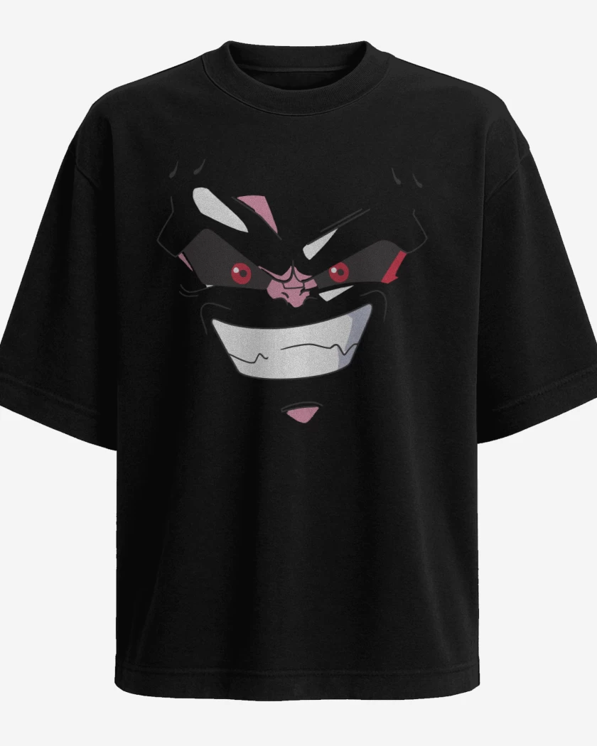 Polera Oversize Negro de Kid Boo Face