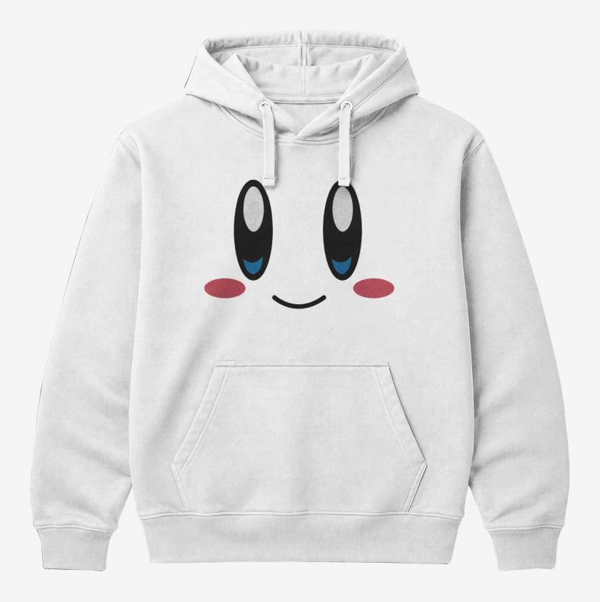 Polerón Canguro Blanco de Kirby Face
