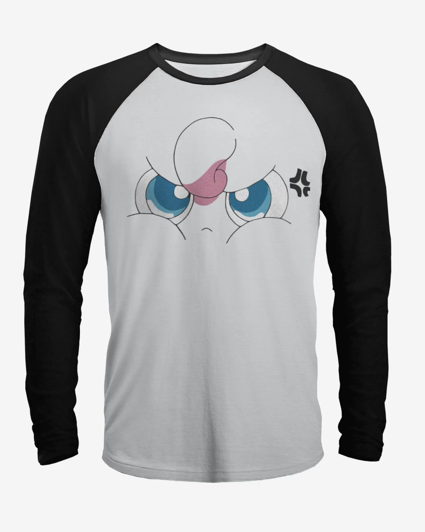 Polera Raglan Jigglypuff Enojado